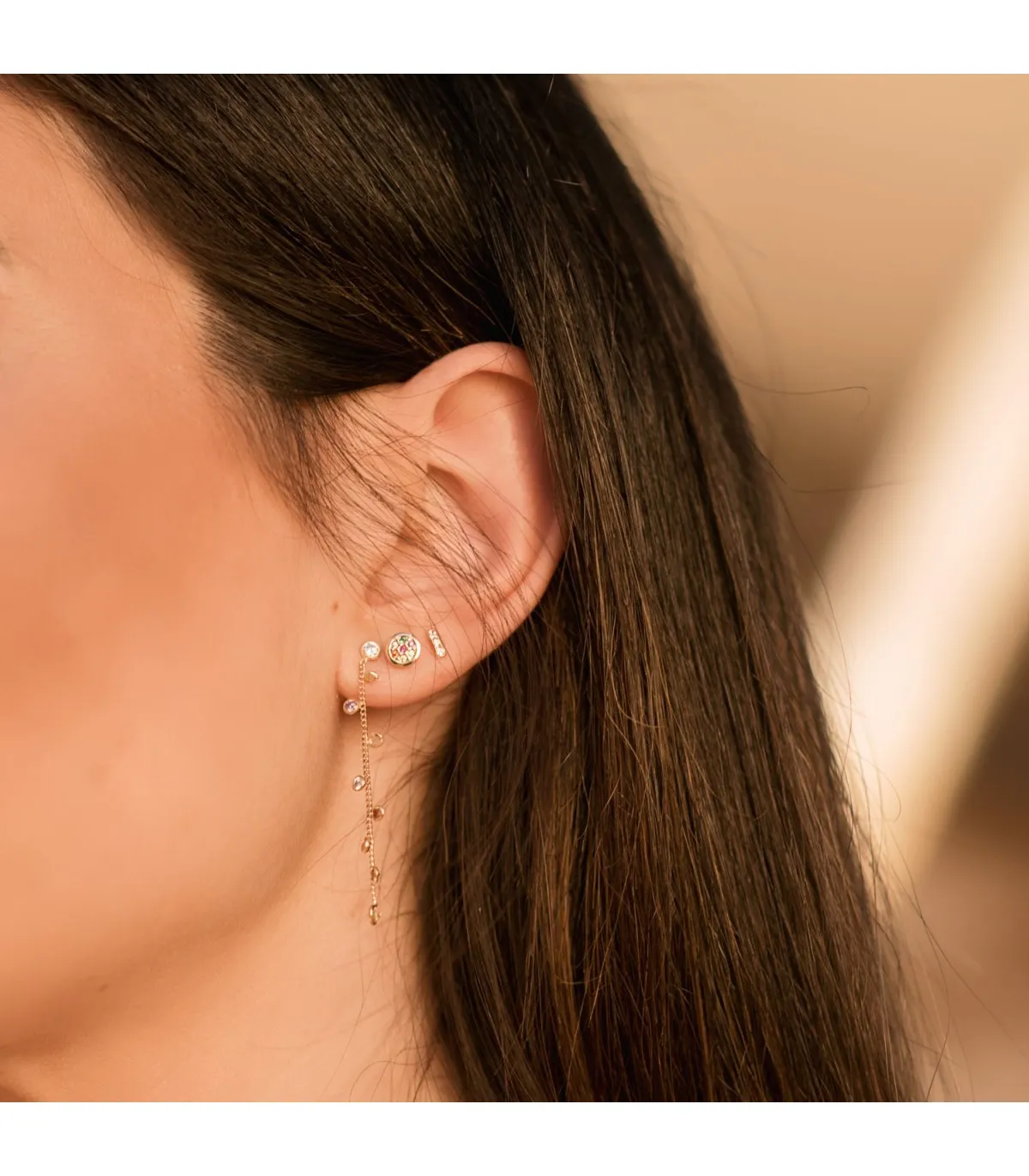 Piercing Barre Or Jaune 18K