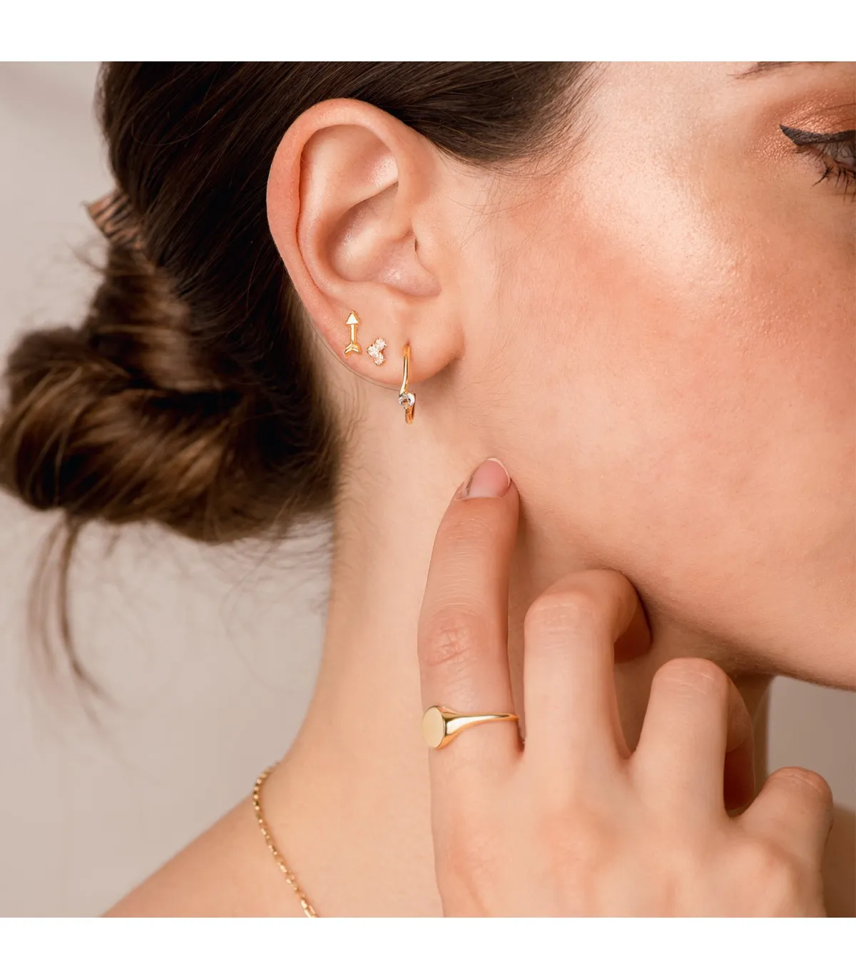 Piercing Flèche Or Jaune 18K