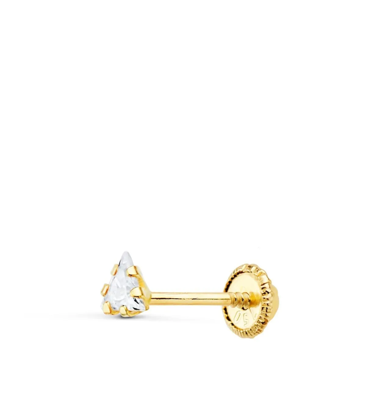 Piercing Triangle Or Jaune 18K