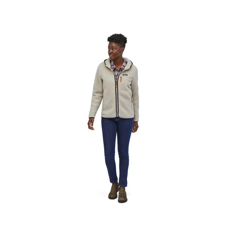 Polar para mujer Patagonia Retro Pile Hoody (Pelican)