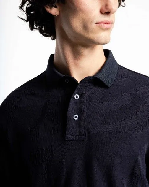 Polo Armani Exchange 3DZFLG Azul