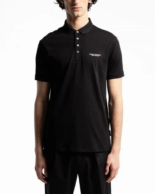 Polo Armani Exchange 8NZF80 Z8H4Z Negro