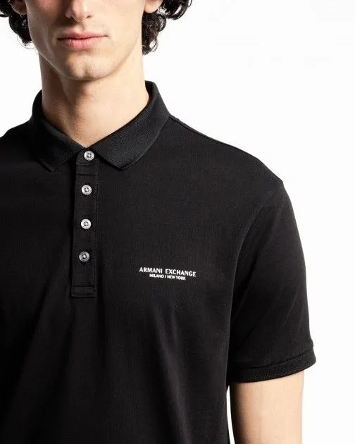 Polo Armani Exchange 8NZF80 Z8H4Z Negro