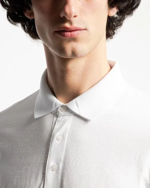 Polo Karl Lagerfeld 745082 Blanco