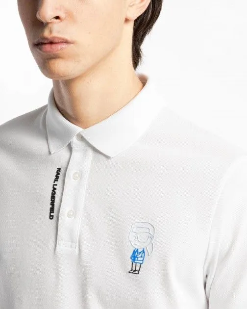Polo Karl Lagerfeld 745401 Blanco