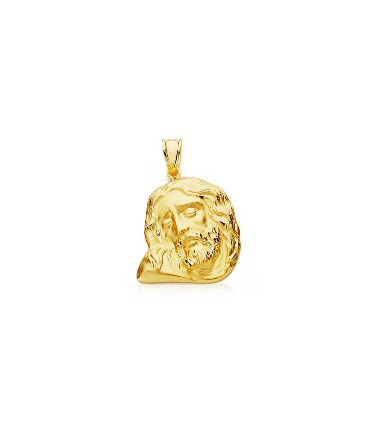 Portrait Christ gisant 18K 23x21mm