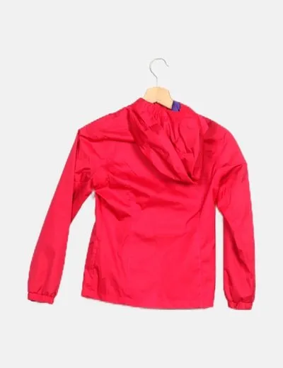 Quechua Chubasquero fucsia básico