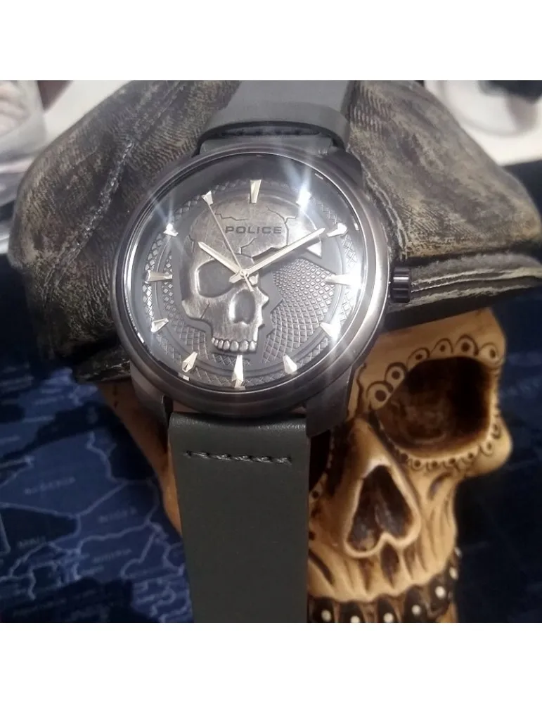 Reloj Police hombre Bleder Calavera