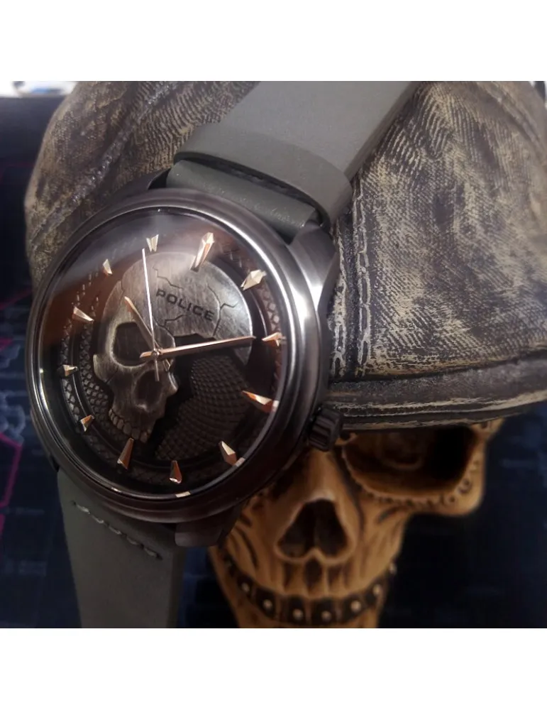 Reloj Police hombre Bleder Calavera