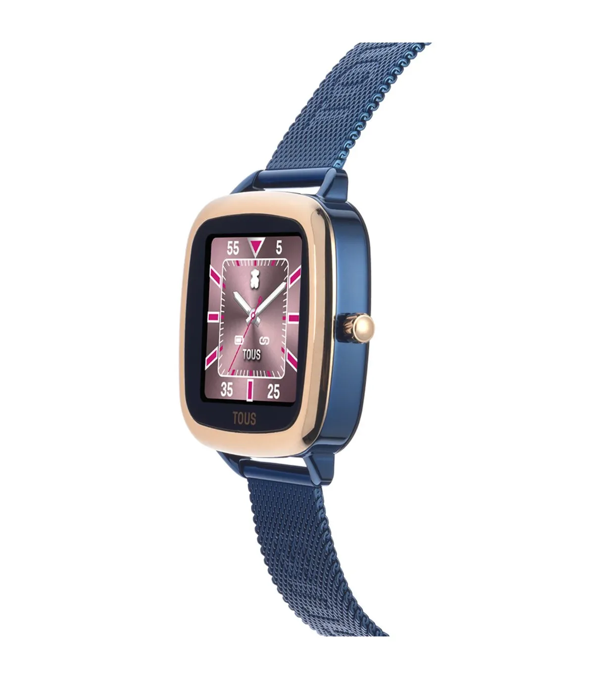 RELOJ TOUS SMARTWATCH DCONNECT UNISEX ACERO IP ROSA Y BRAZALETE DE ACERO IP AZUL  300358086
