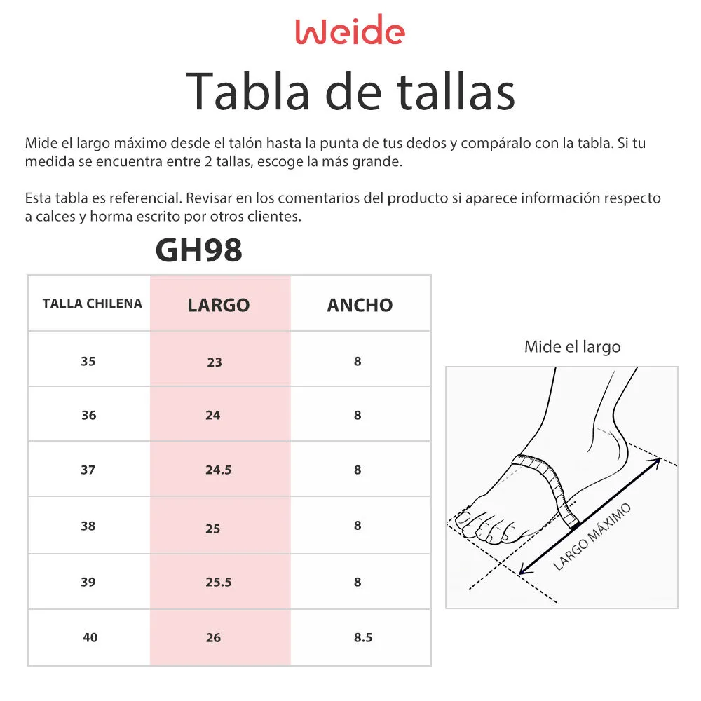 Sandalia Plataforma Amarillo Casual Gh98 Weide
