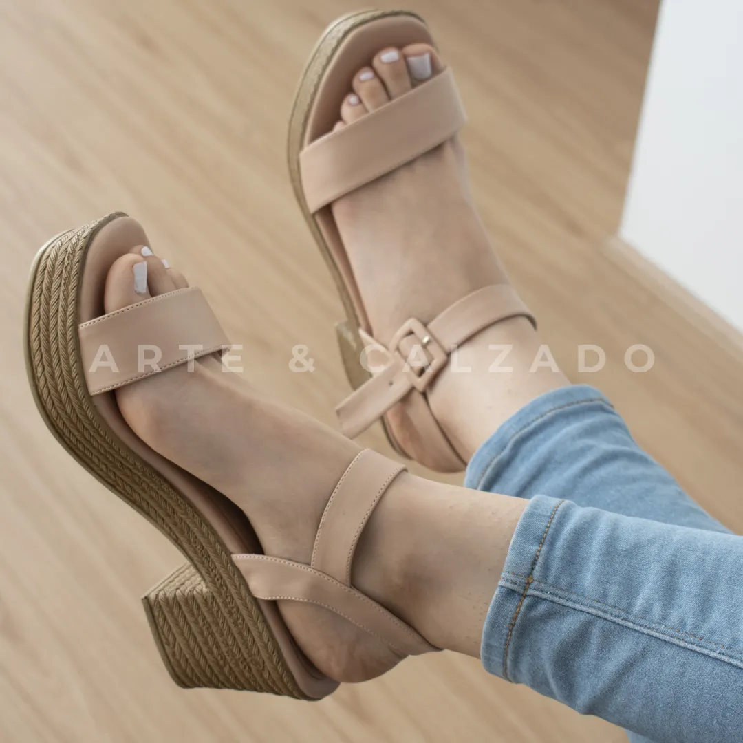 Sandalia S00058 Nude