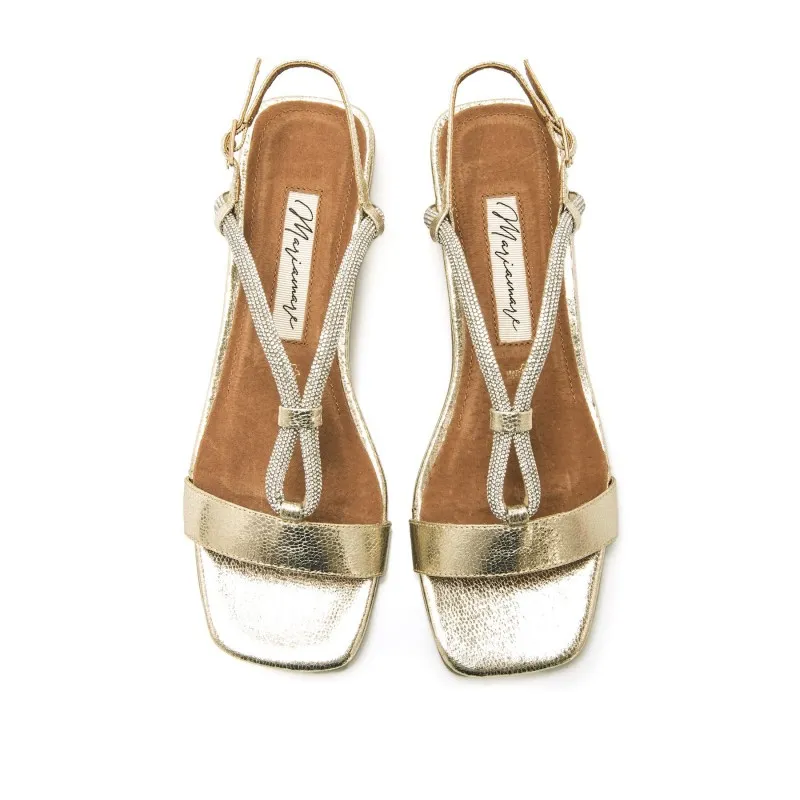 Sandalias Casual de Mujer MARIAMARE 68446 Oro 57119