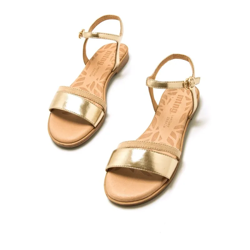 Sandalias Casual de Mujer MTNG MARIA Oro 57045