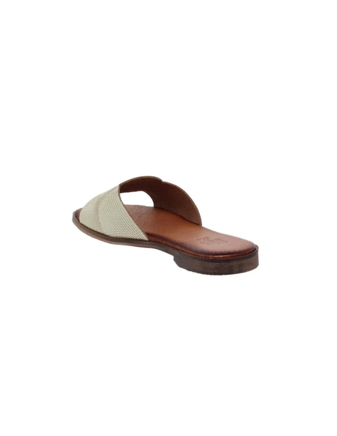 Sandalias Planas Cómodas Piel Oro