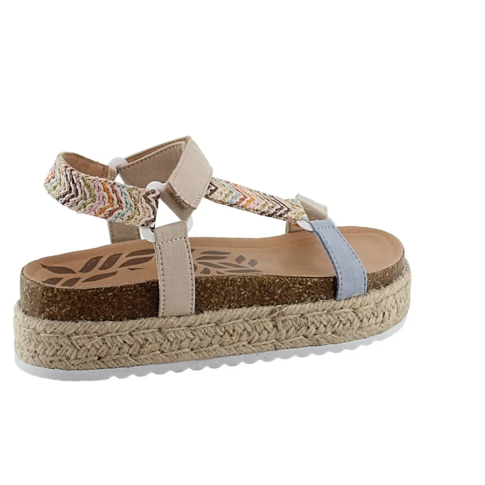 Sandalias plataforma Mustang 48518 Multicolor