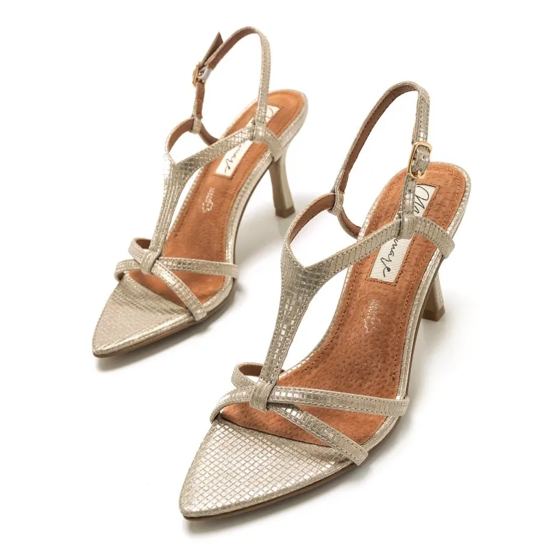 Sandalias Vestir de Mujer MARIAMARE 68376 Oro 54678