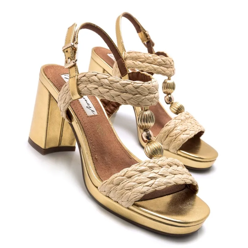 Sandalias Vestir de Mujer MARIAMARE 68398 Oro 54671
