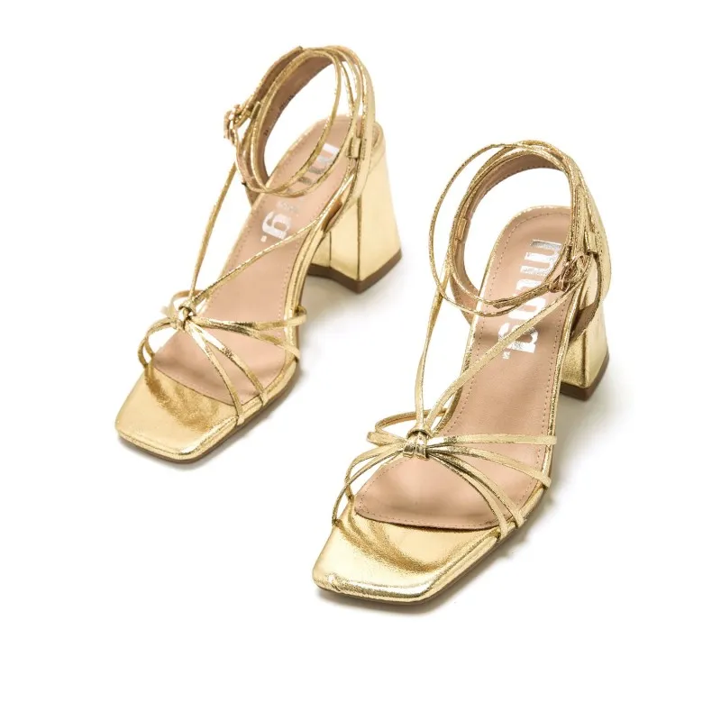 Sandalias Vestir de Mujer MTNG KARLA Oro 57508
