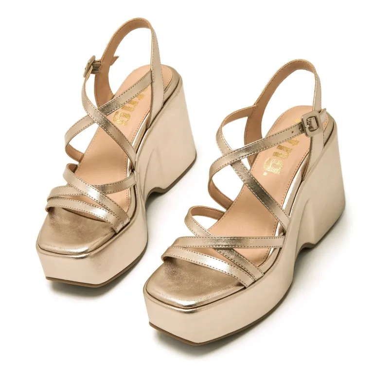 Sandalias Vestir de Mujer MTNG LIZZY Oro 57011