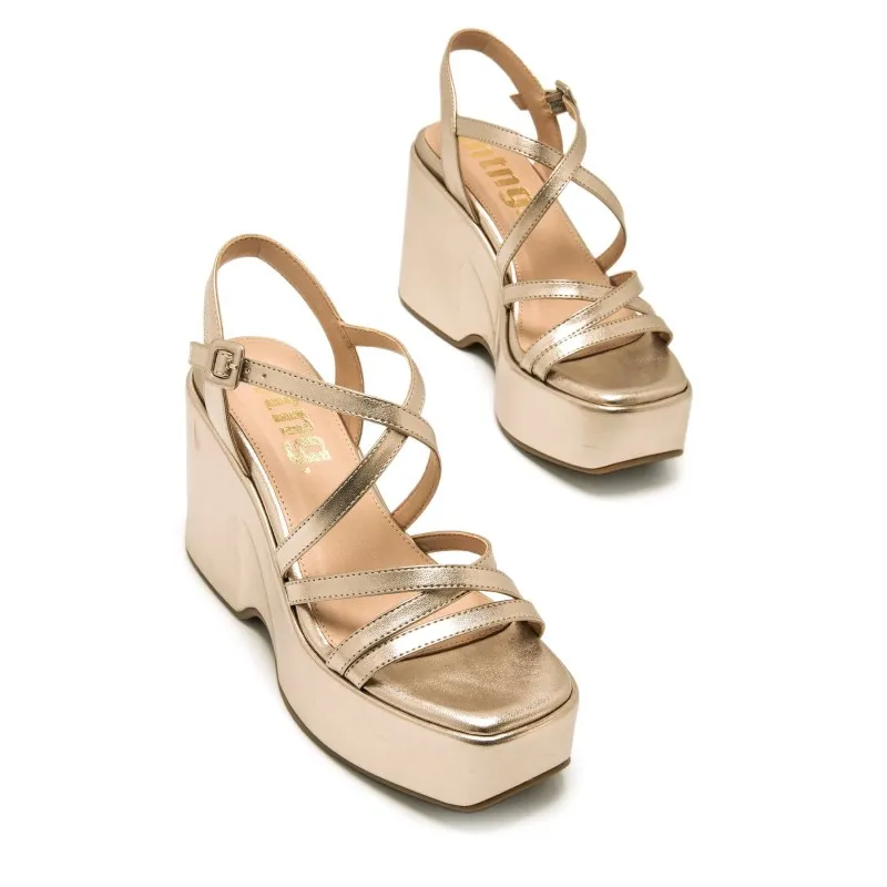 Sandalias Vestir de Mujer MTNG LIZZY Oro 57011