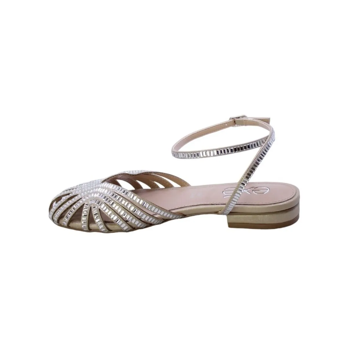 SANDALO DONNA ORO LAMINATO LOLA311