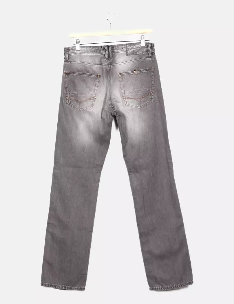 Springfield Pantalón vaquero gris