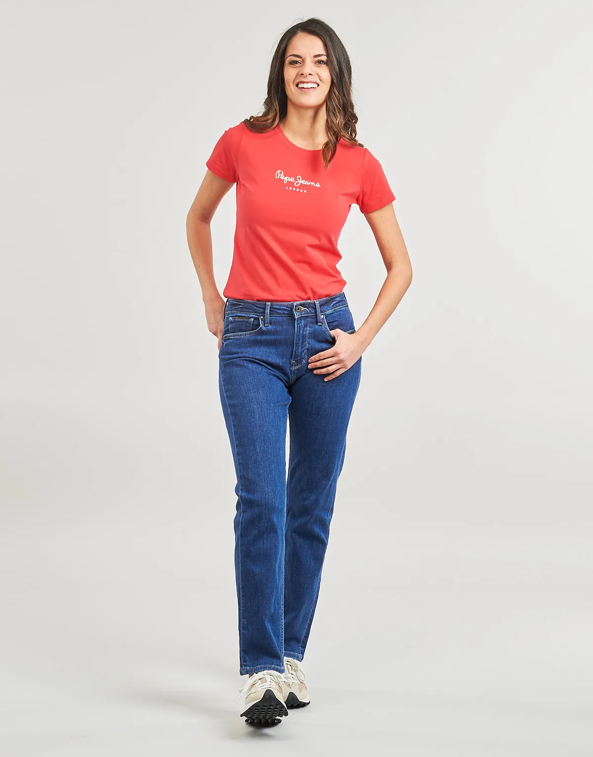 STRAIGHT JEANS HW
