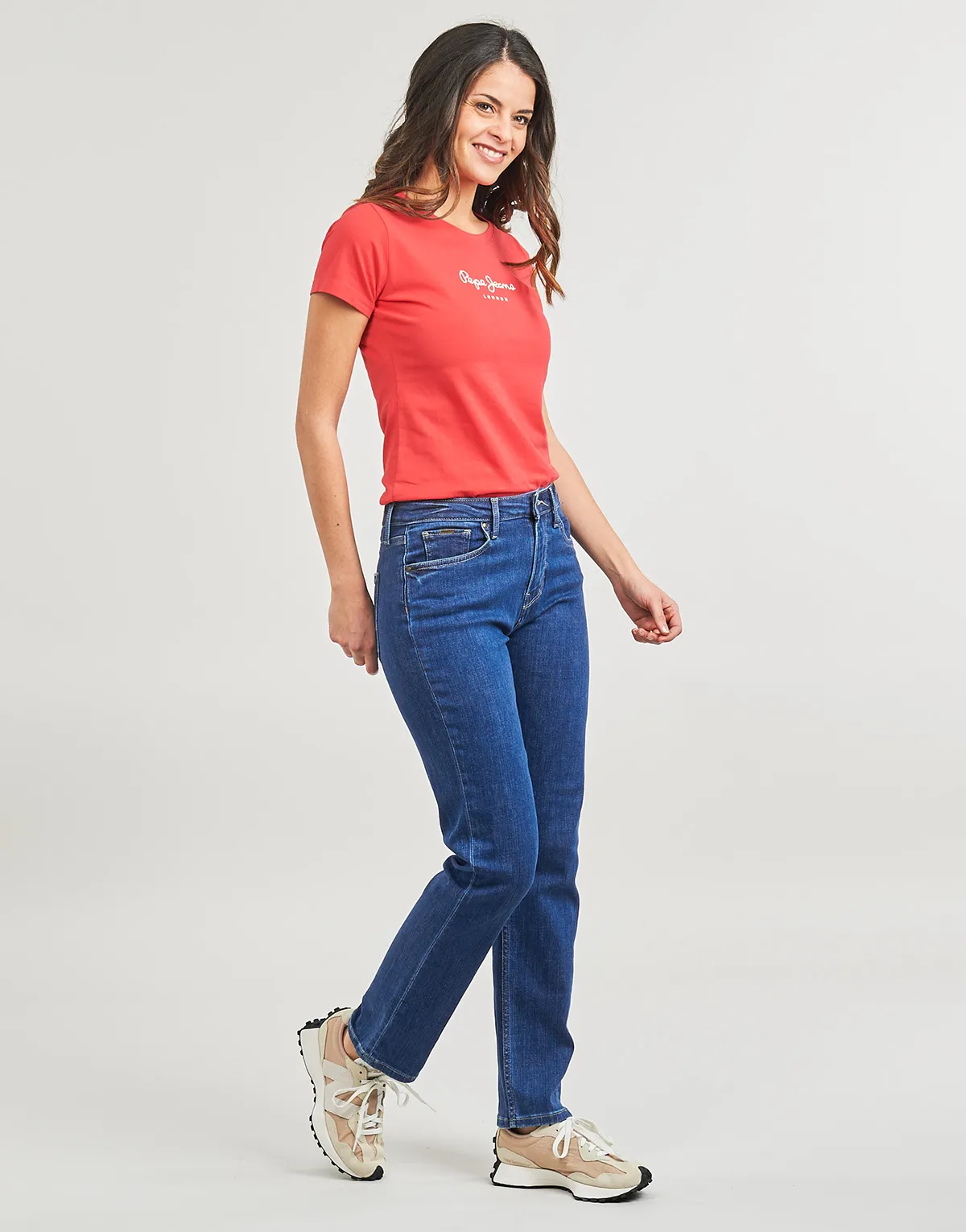 STRAIGHT JEANS HW