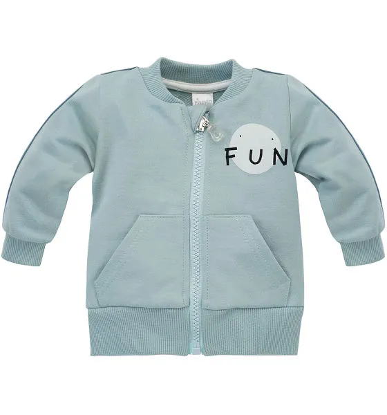 Sudadera menta de niño colección Little Car