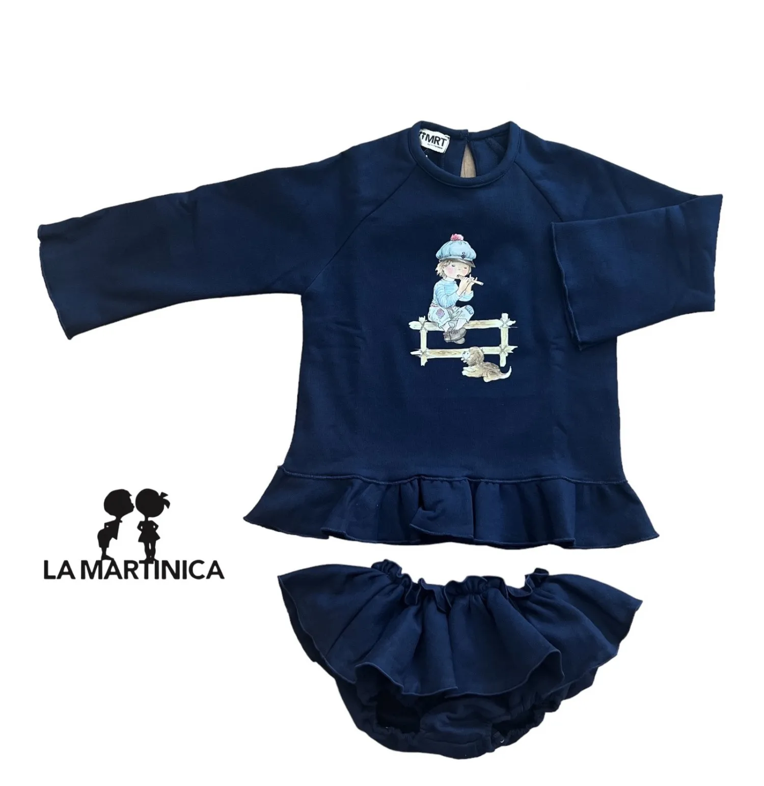 Sweatshirt and panties set Pandora de La Martinique collection