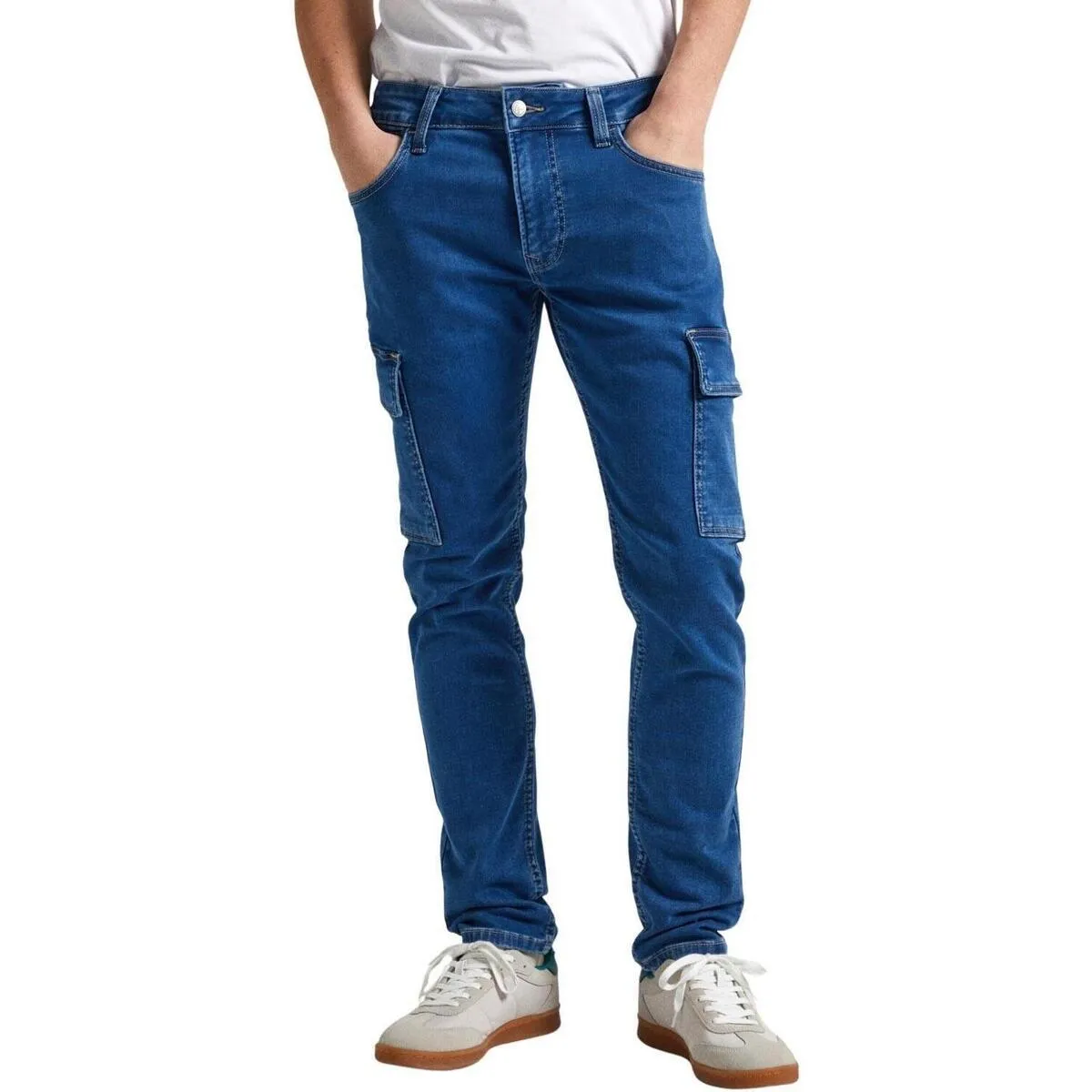 TAPERED JEANS CARGO