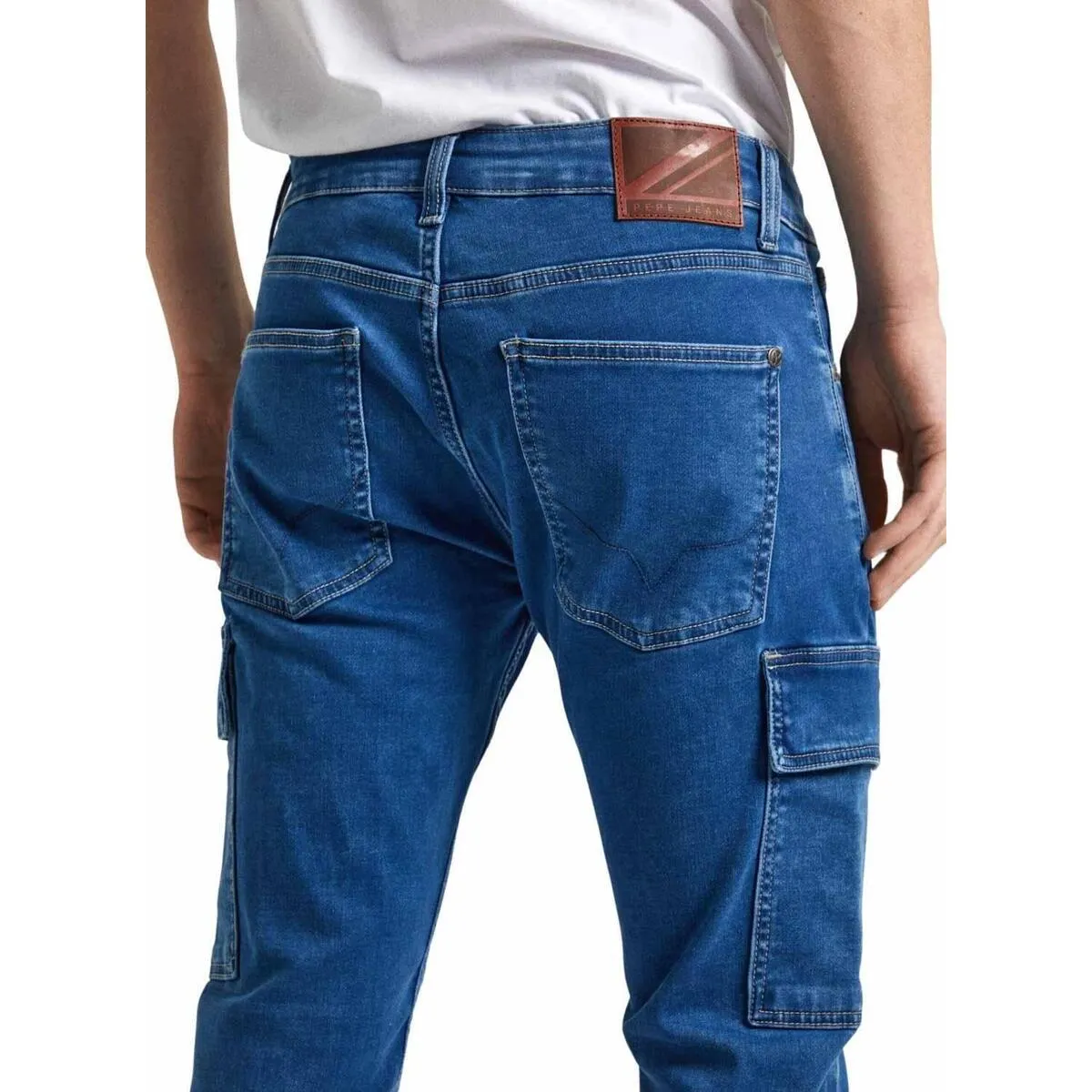 TAPERED JEANS CARGO