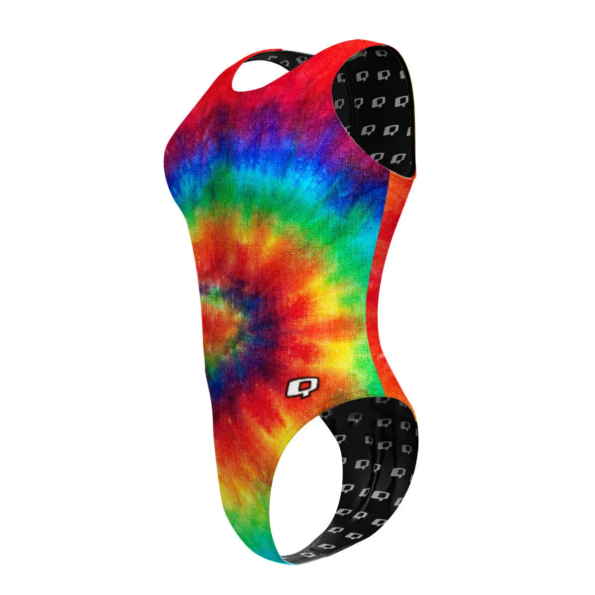 TIE DYE  WOMEN WATERPOLO SWIMSUIT CHEEKY CUT