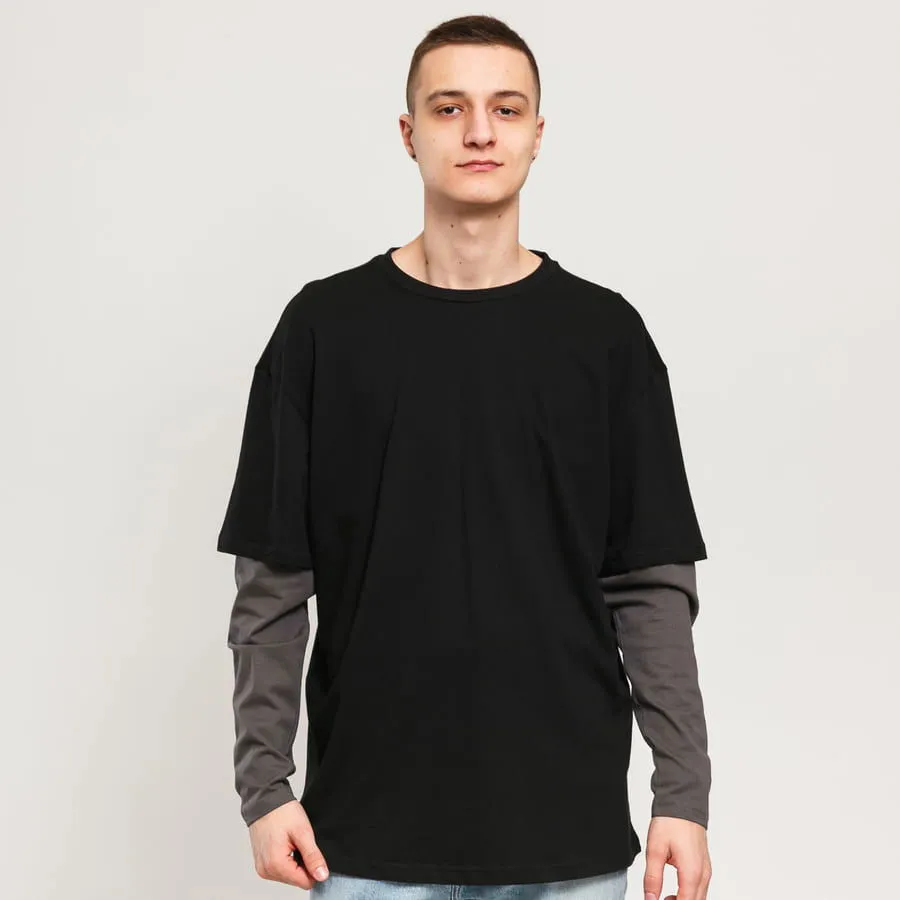 Urban Classics Oversized Shaped Double Layer LS Tee