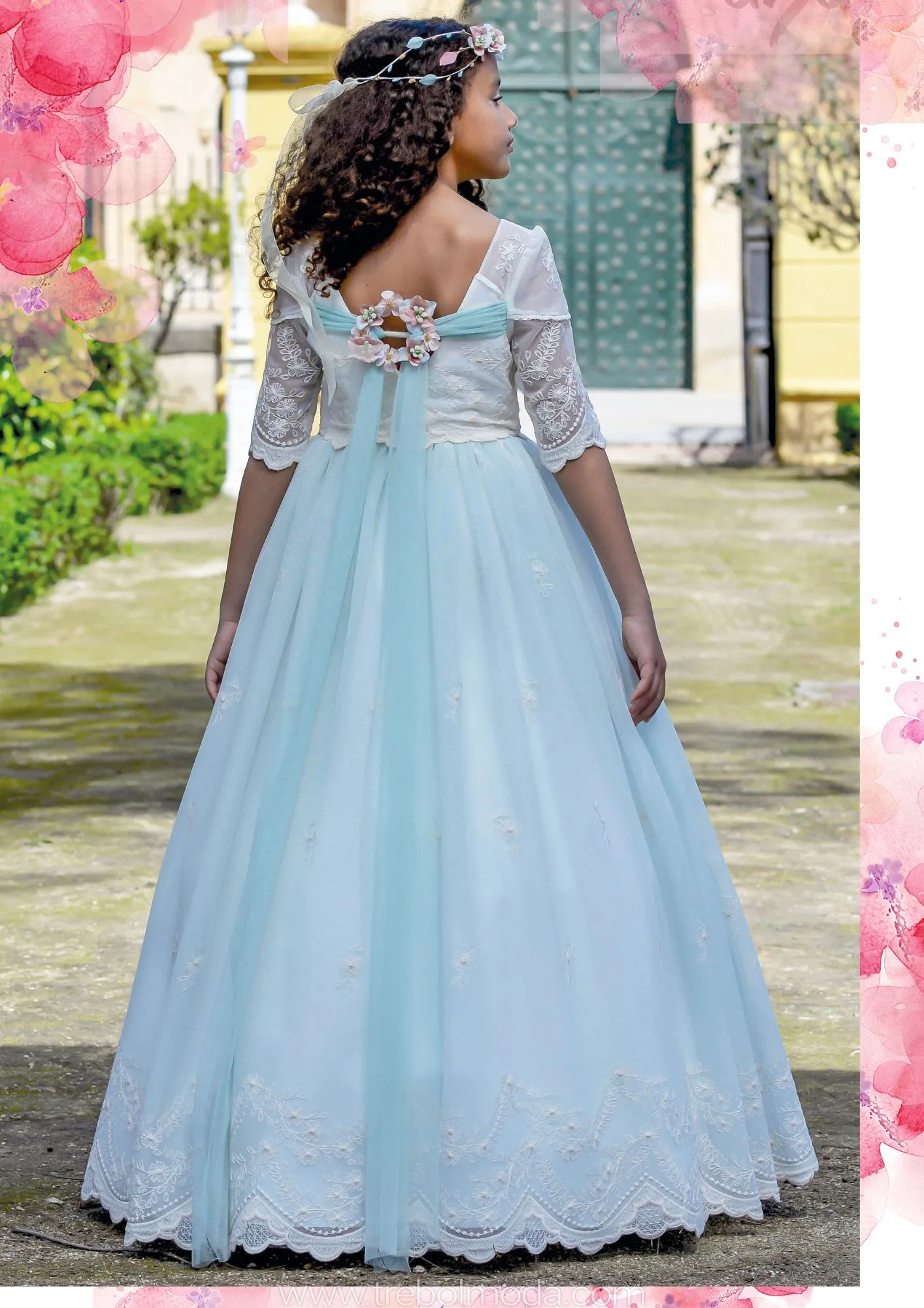 Vestido comunión estilo boho