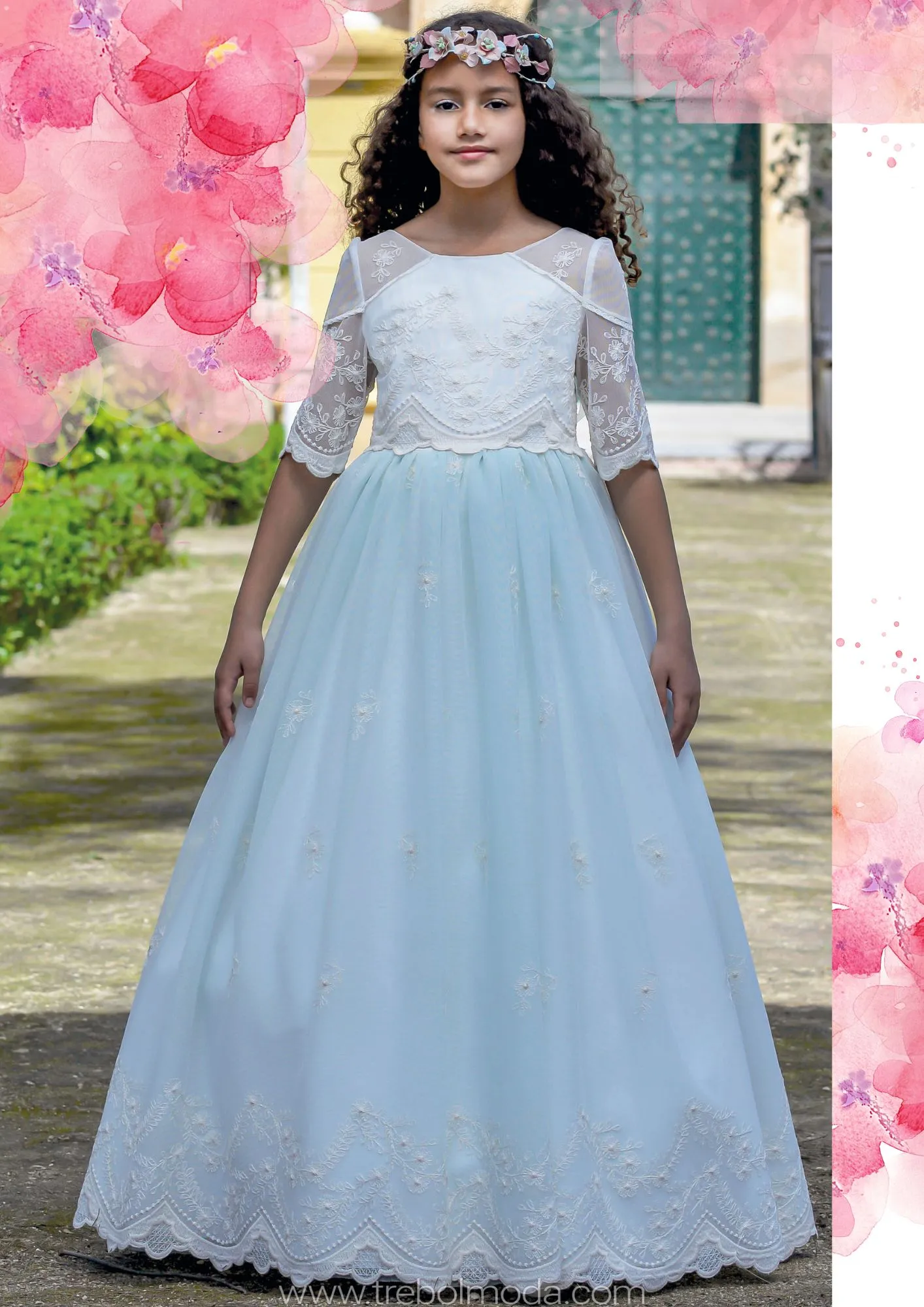 Vestido comunión estilo boho