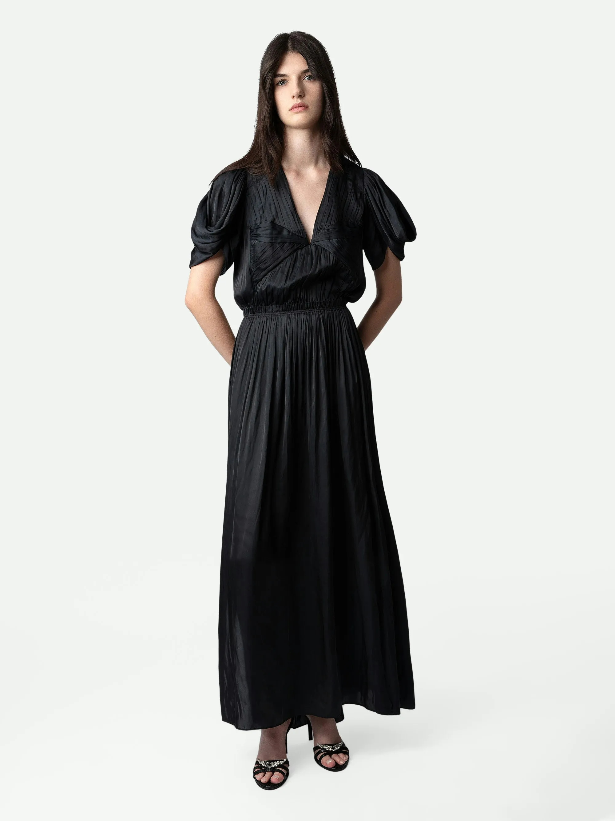 Vestido de Satén Reina