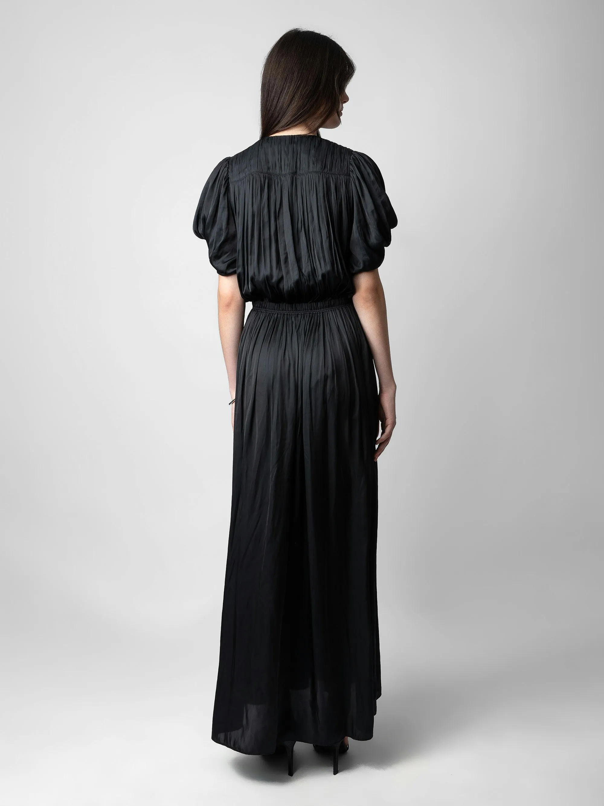 Vestido de Satén Reina
