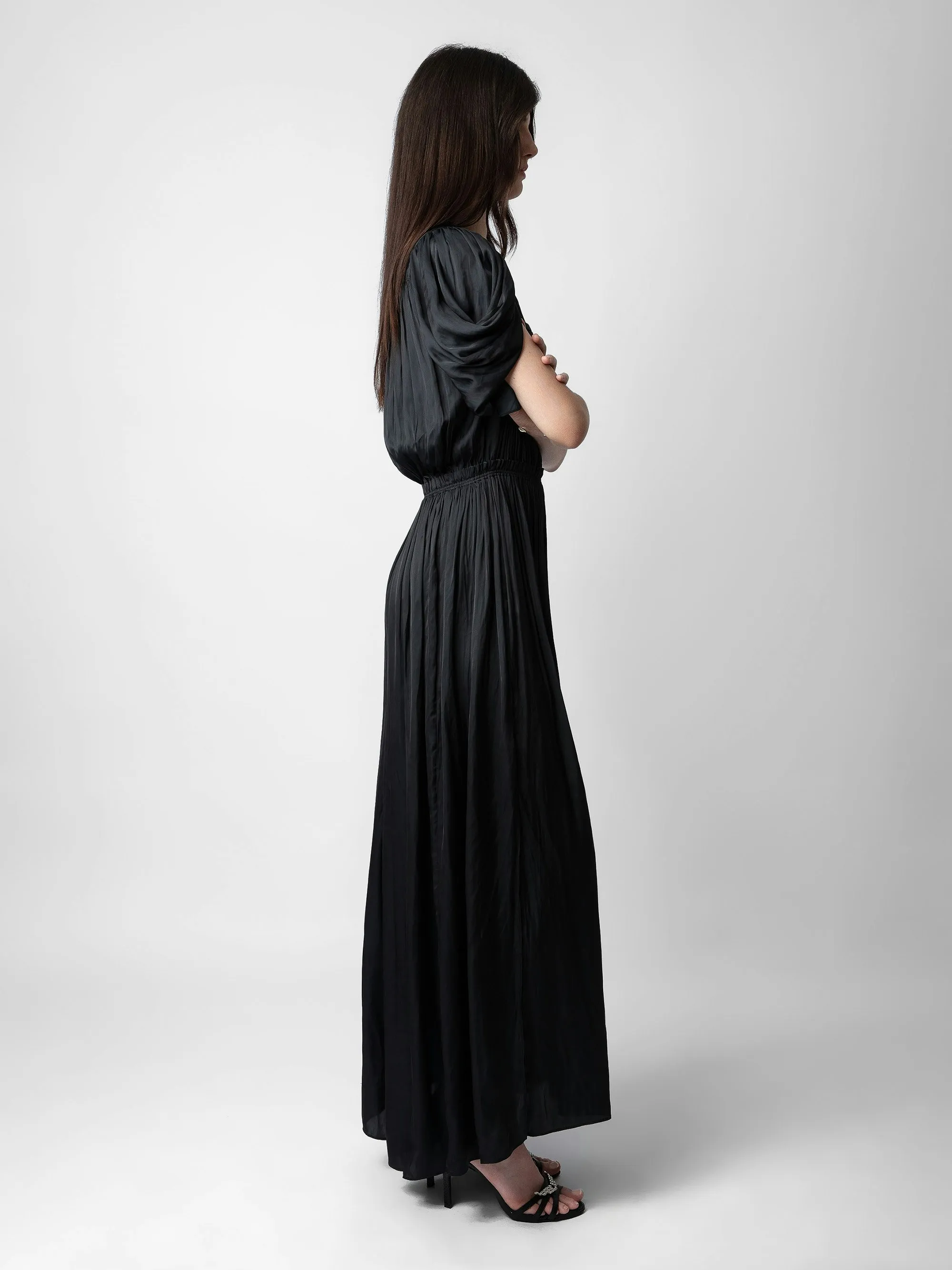 Vestido de Satén Reina