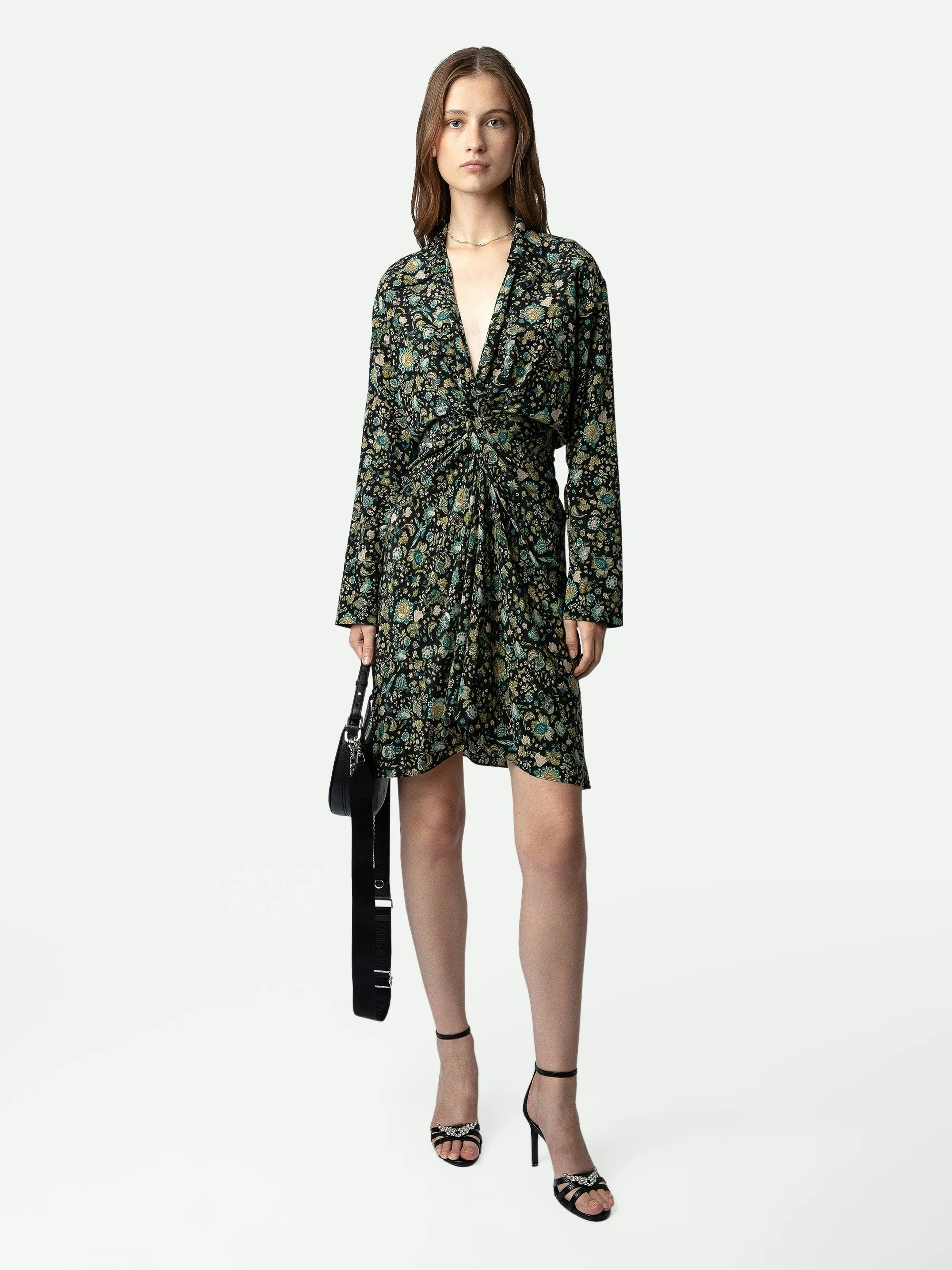 Vestido de seda Rozo