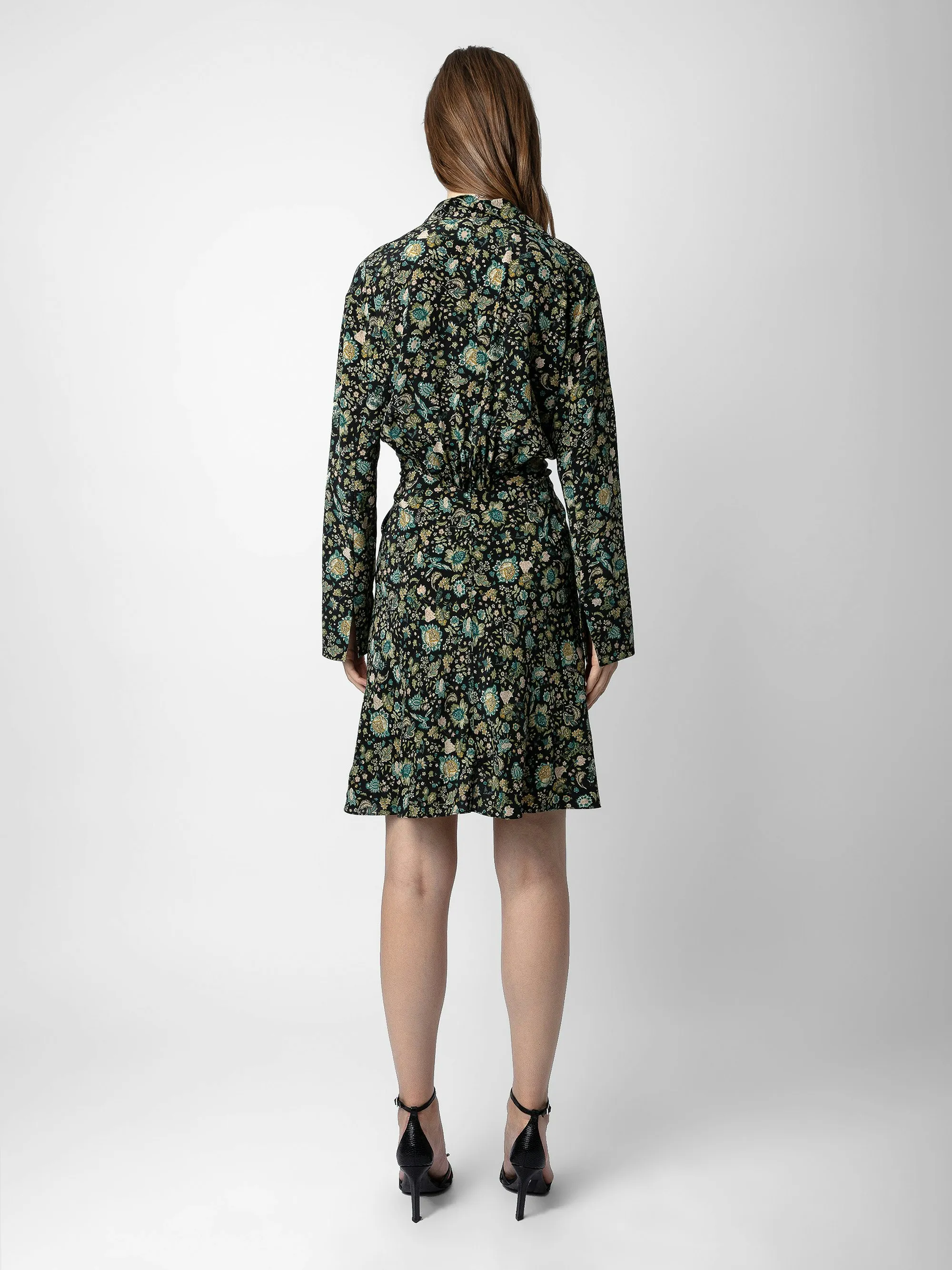 Vestido de seda Rozo