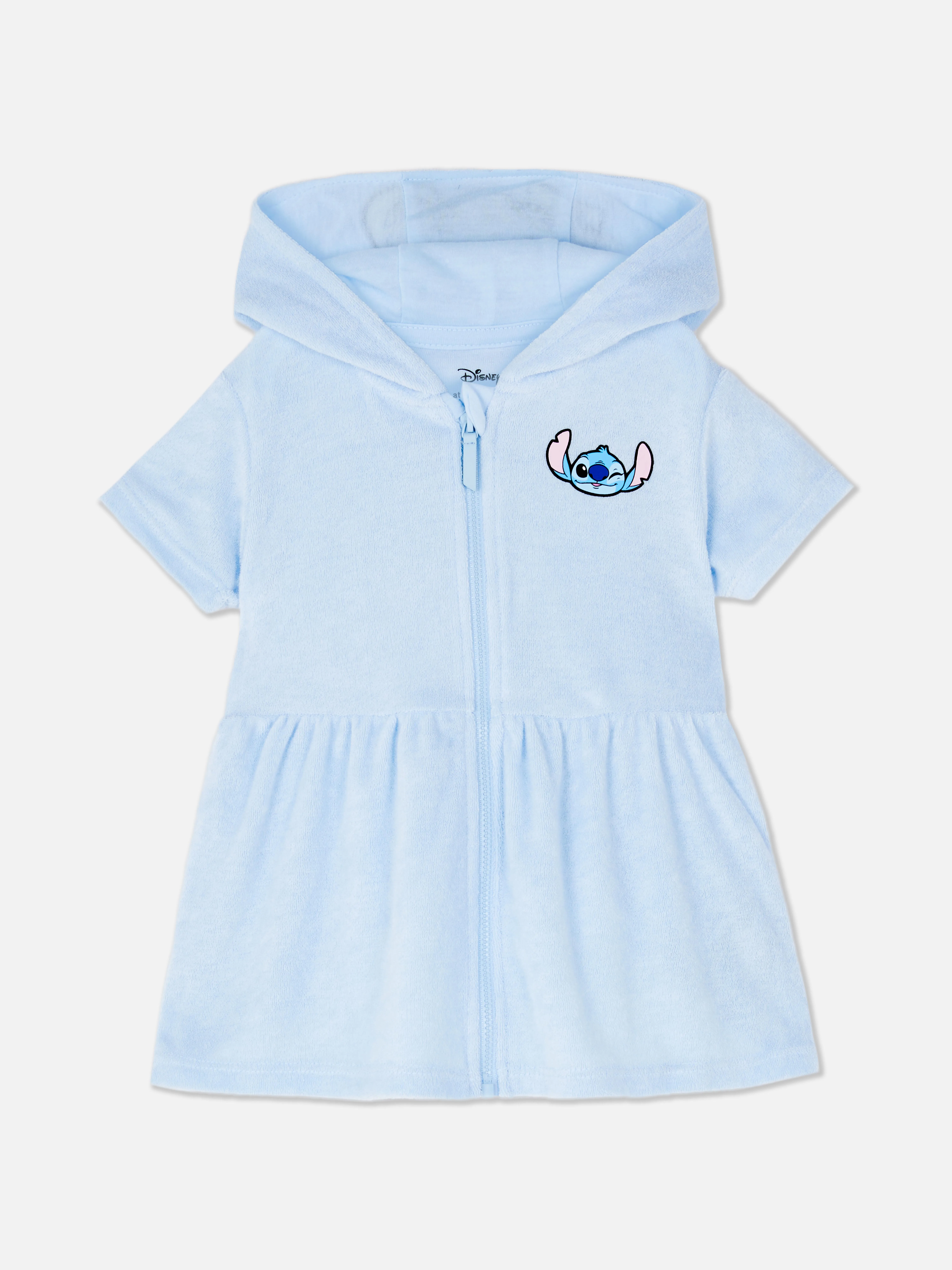 Vestido de toalla con cremallera de Stitch de Disney
