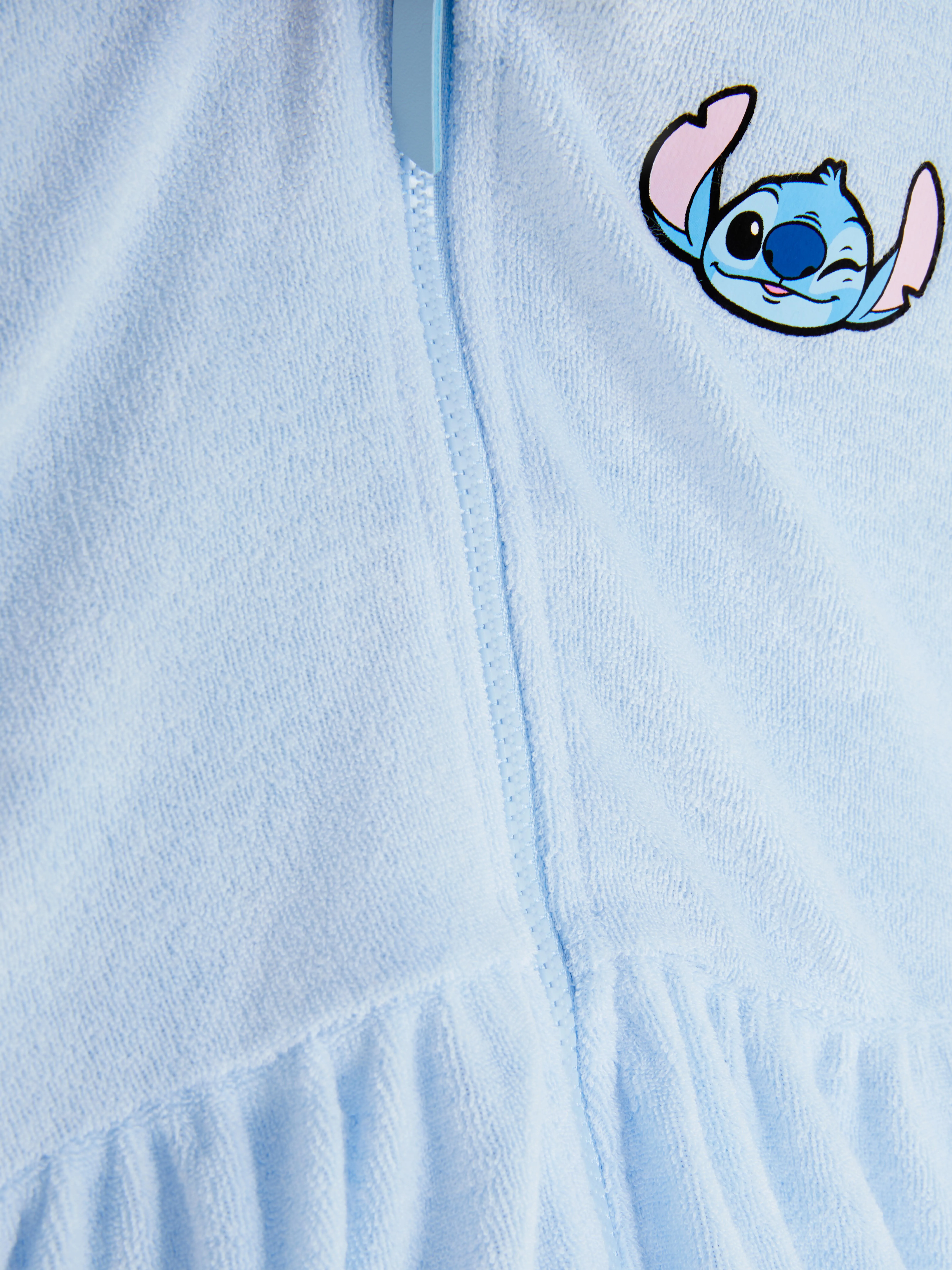 Vestido de toalla con cremallera de Stitch de Disney