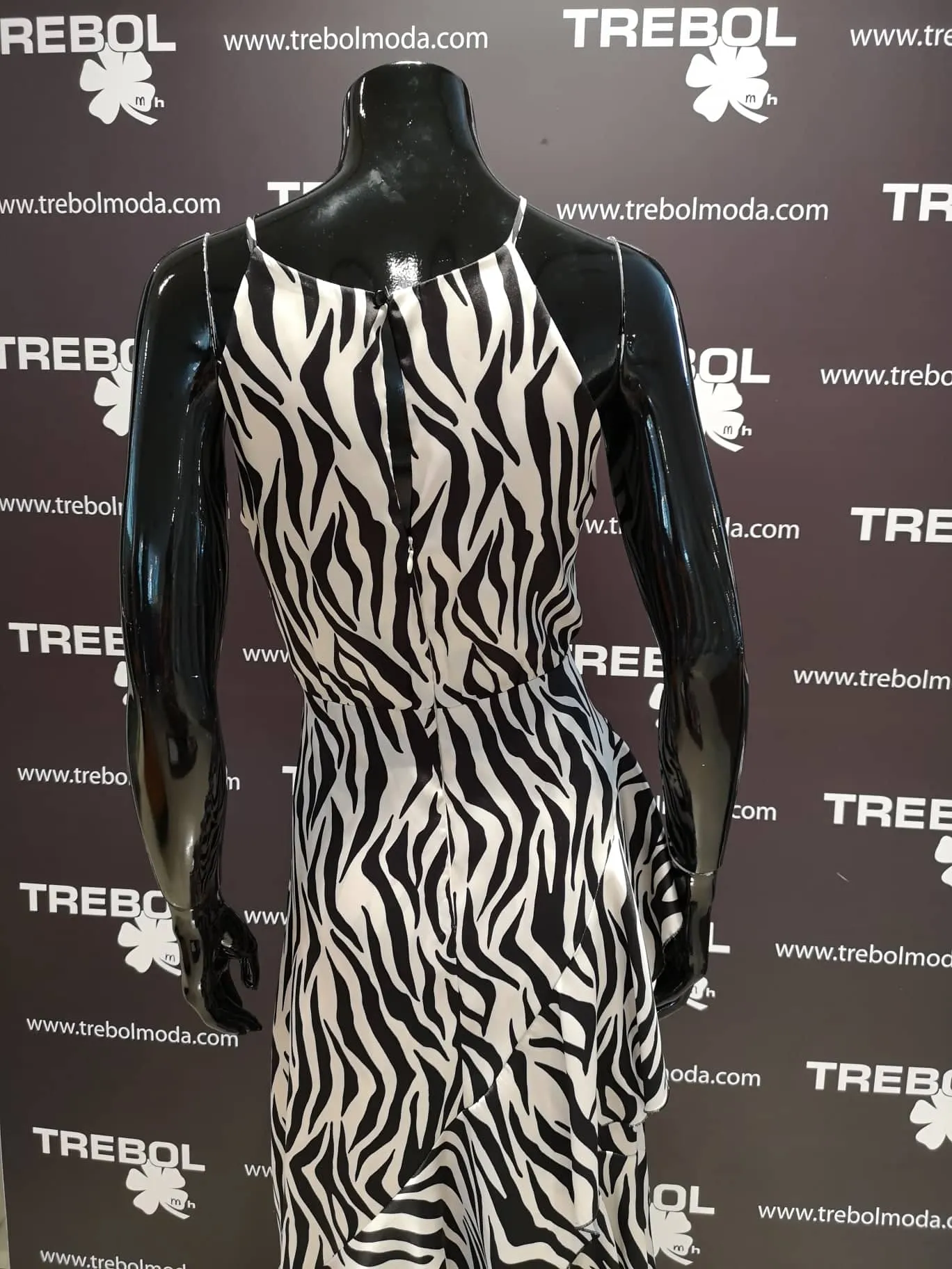 Vestido estampado animal print