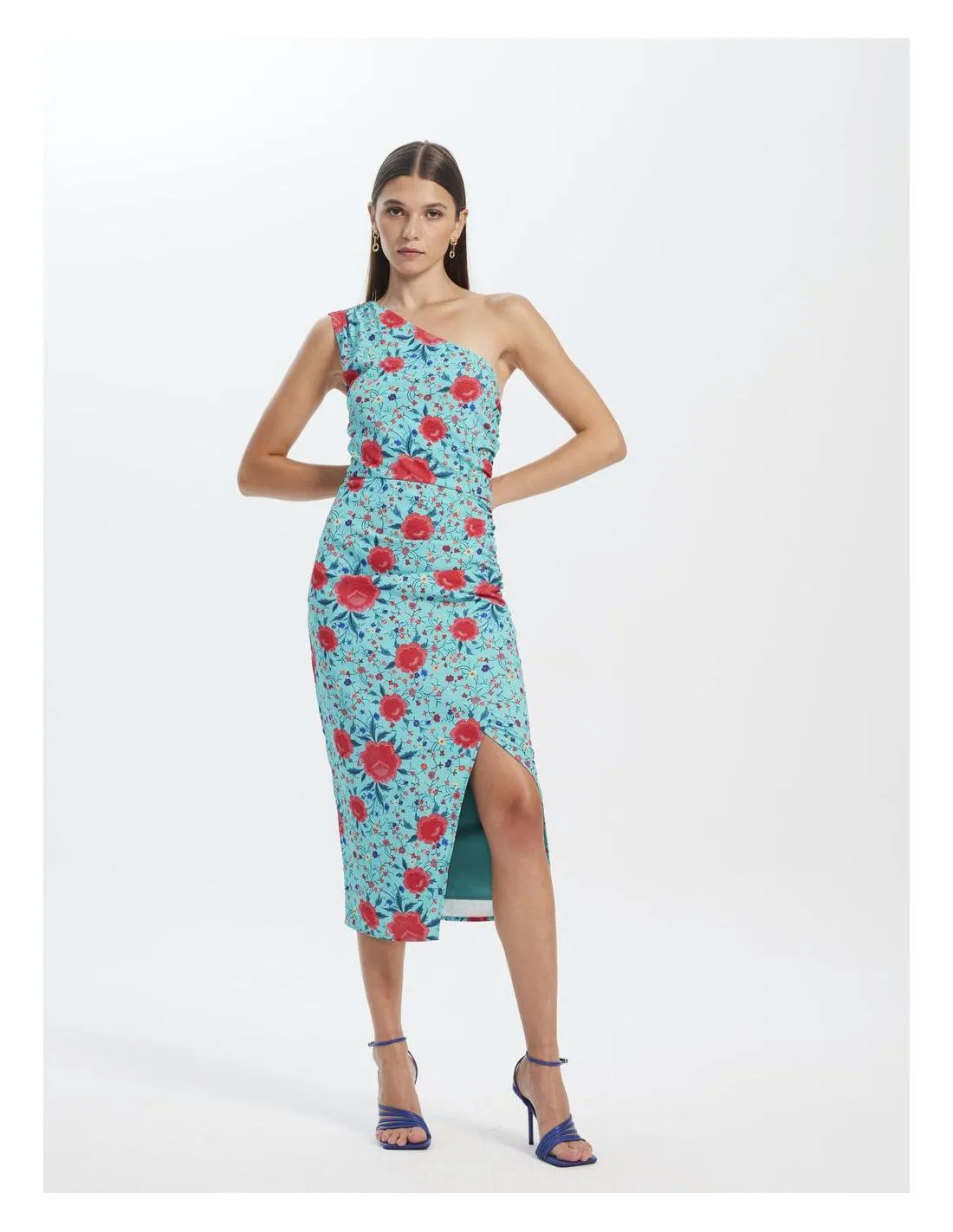 VESTIDO MIDI ASIMÉTRICO MIOH CATALINA MANILA