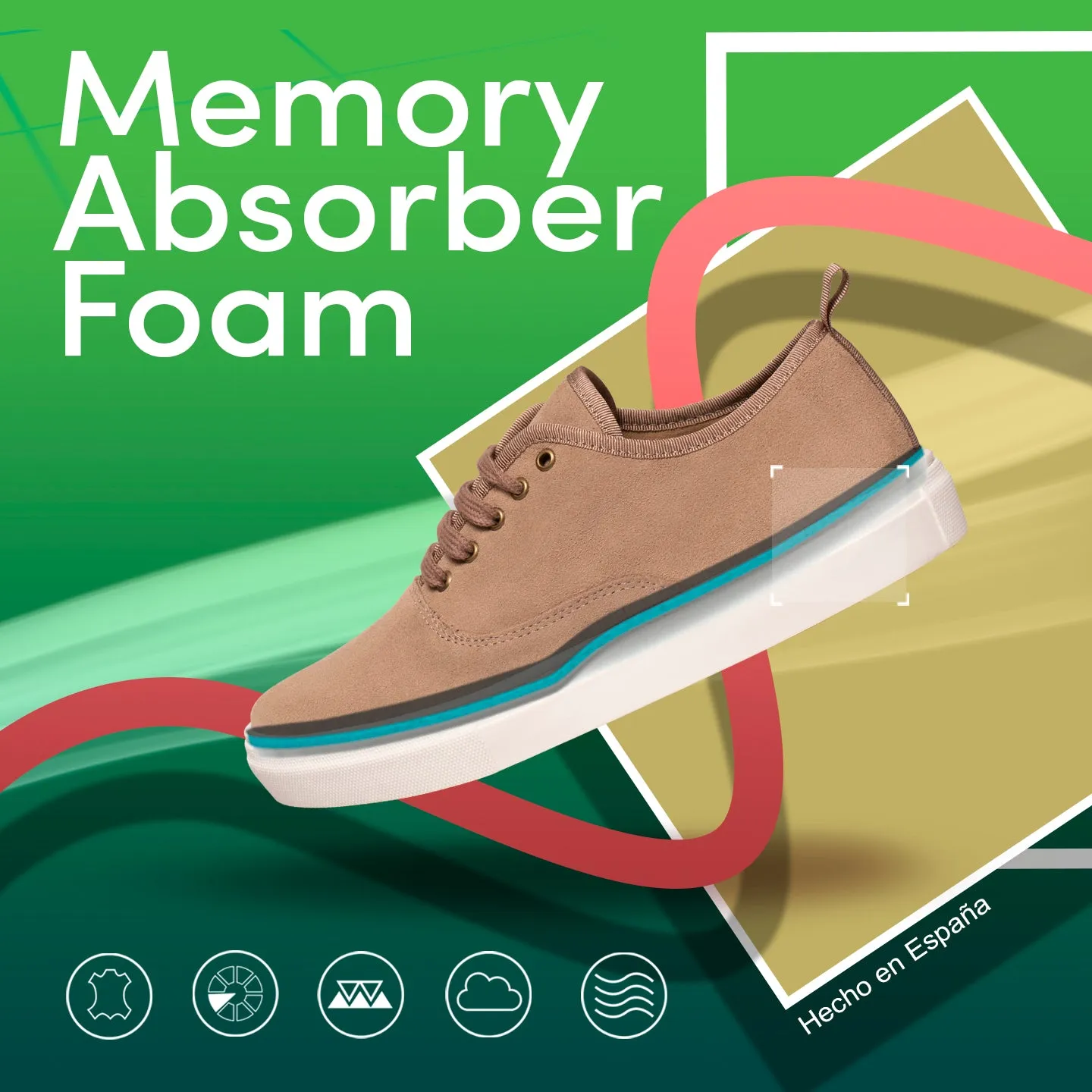 WANDER Zapatillas con plataforma de mujer ROJA