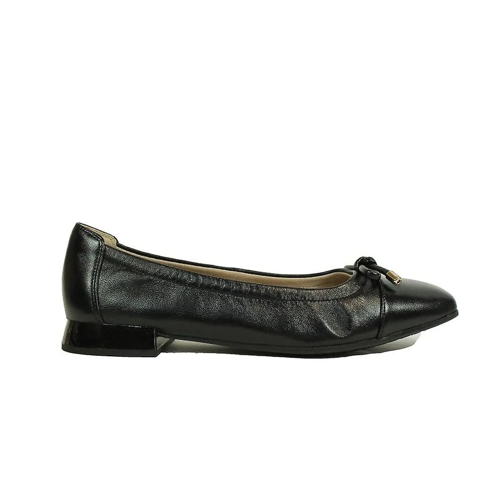 Women's Caprice 22104 41 022 | Black Nappa | Women's Ballerina Shoes