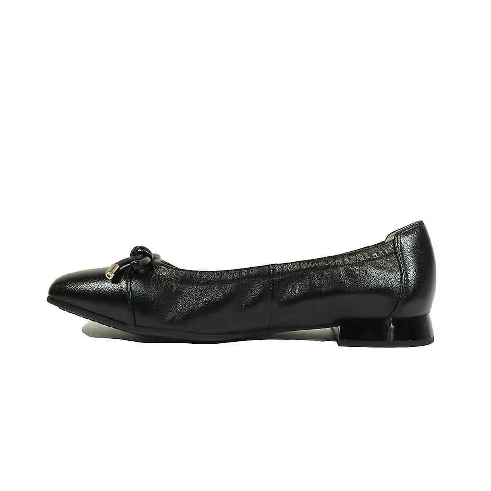 Women's Caprice 22104 41 022 | Black Nappa | Women's Ballerina Shoes