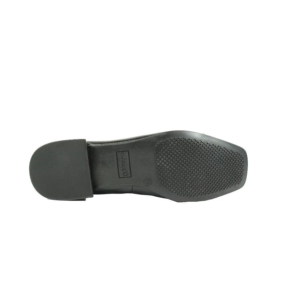 Women's Caprice 22104 41 022 | Black Nappa | Women's Ballerina Shoes